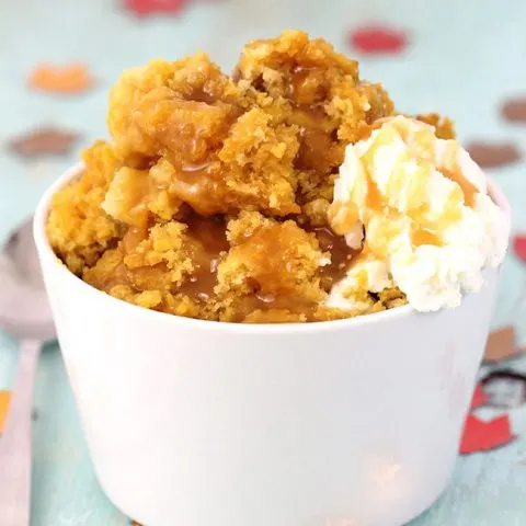 Slow Cooker Pumpkin Dump Cake Cutefetti