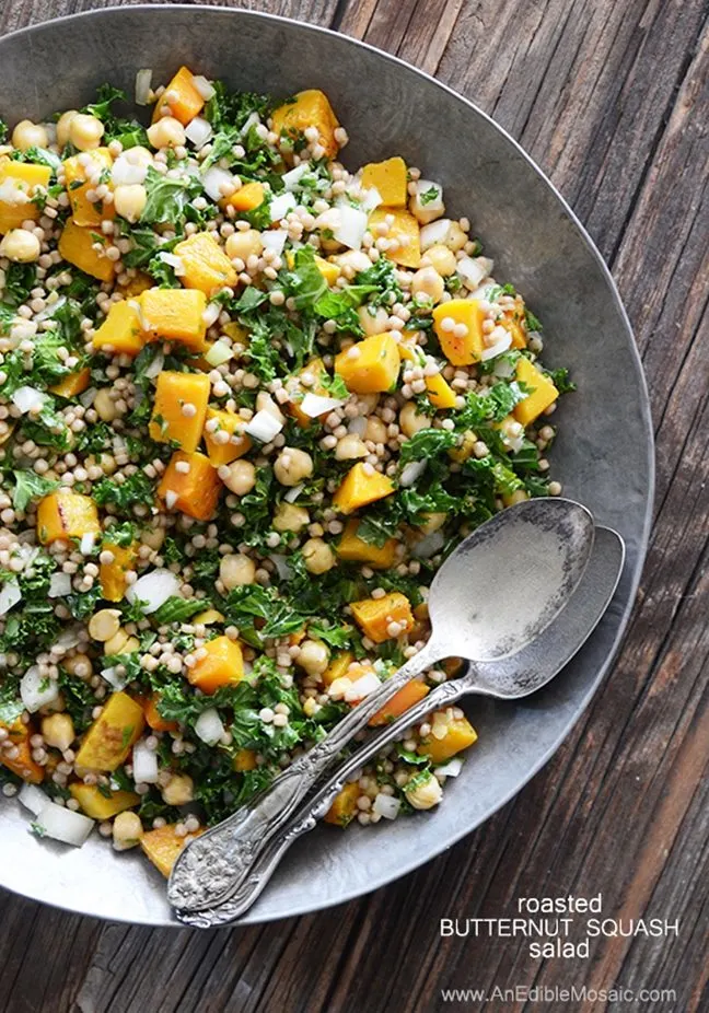 Roasted-Butternut-Squash-Salad-with-Chickpeas-Kale-and-Pearl-Couscousediblemosaic