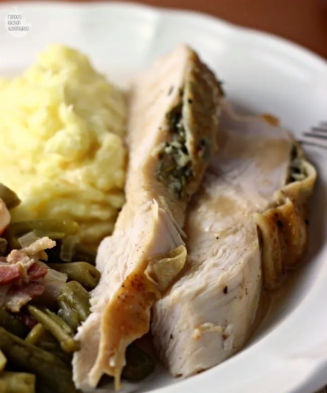 Slow Cooker Herbed Turkey Breast reneeskitchenadventures