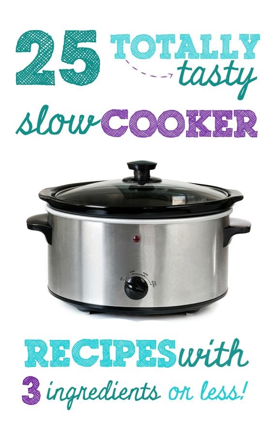 25 Slow Cooker Recipes with 3 Ingredients or Less