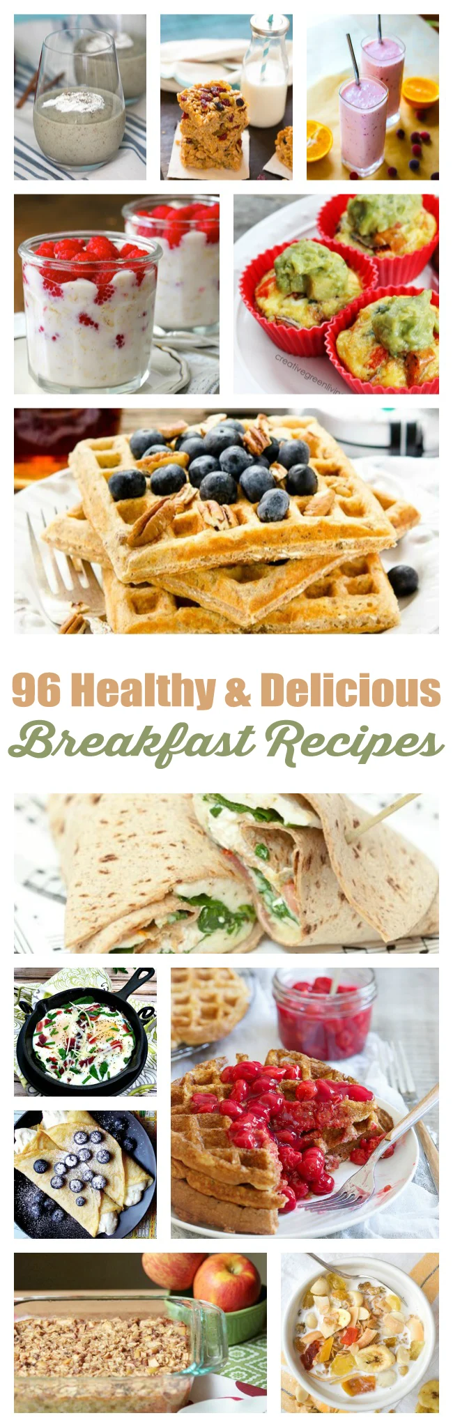 Win at mornings with these 96 healthy breakfast recipes that don't suck.