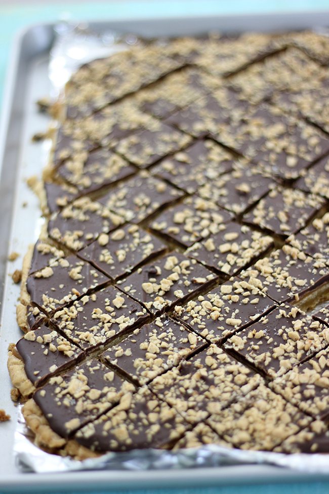 Oh man. These are ADDICTING. You have been warned. Salted Toffee Bars. 