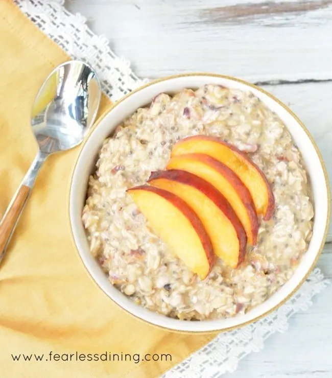 Quick and Easy Gluten Free Overnight Oats - Fearless Dining