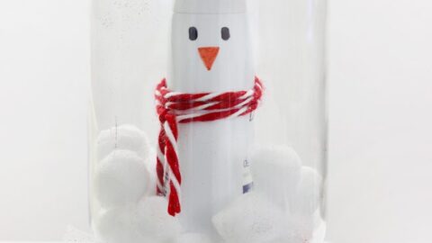 DIY Penguin Snow Globe Gift Idea
