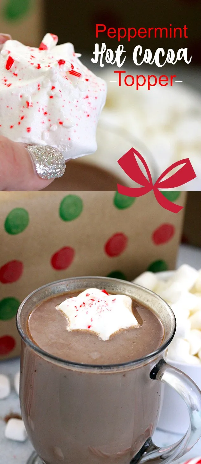 Frozen Peppermint Hot Cocoa Toppers