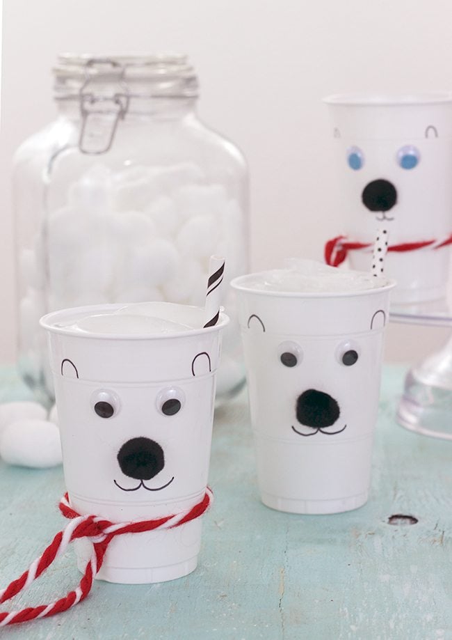 Make DIY Polar Bear Cups!