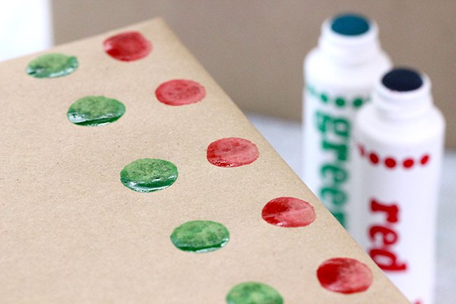 DIY Bingo Marker Wrapping Paper in memory of Grandma Jane