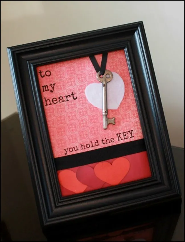 framed-key-to-my-heart-craft2lookwhatmomfound