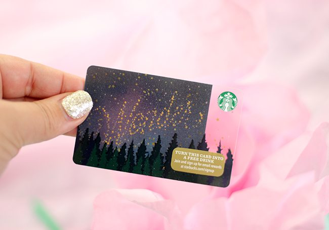 STARBUCKS Hanger Gift Cards Valentine's Day Just For You # 6201 Collectible 2 