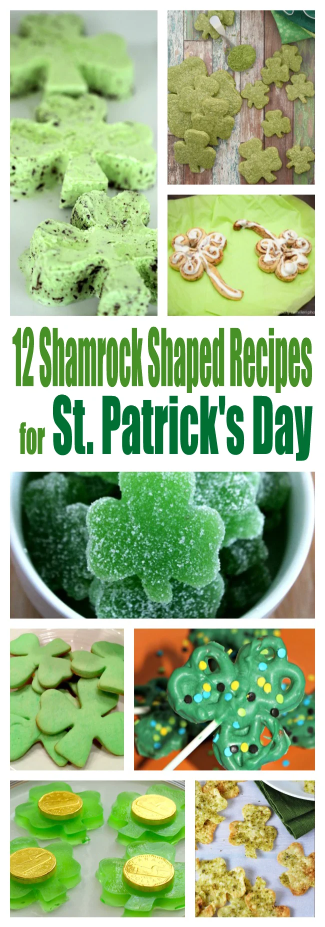 Okay now these are CUTE. Love these shamrock shaped ideas for St. Patrick's Day. Recipes galore.
