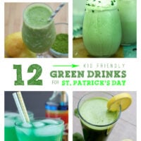 Celebrate St. Patrick's Day with these delish kid friendly green drinks!