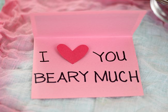 Have a "beary" special Valentine's day with this over the top CUTE ideas.