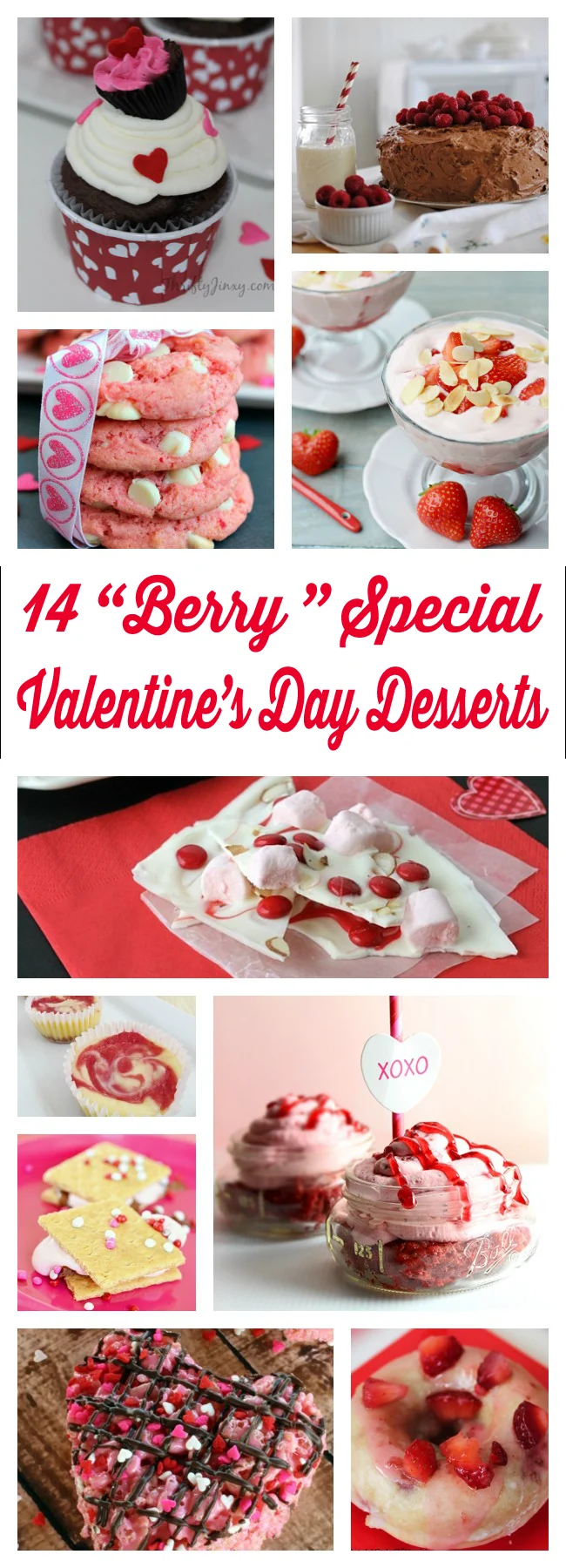 Make this Valentine's Day extra sweet with berry flavored desserts. Strawberries, raspberries galore!