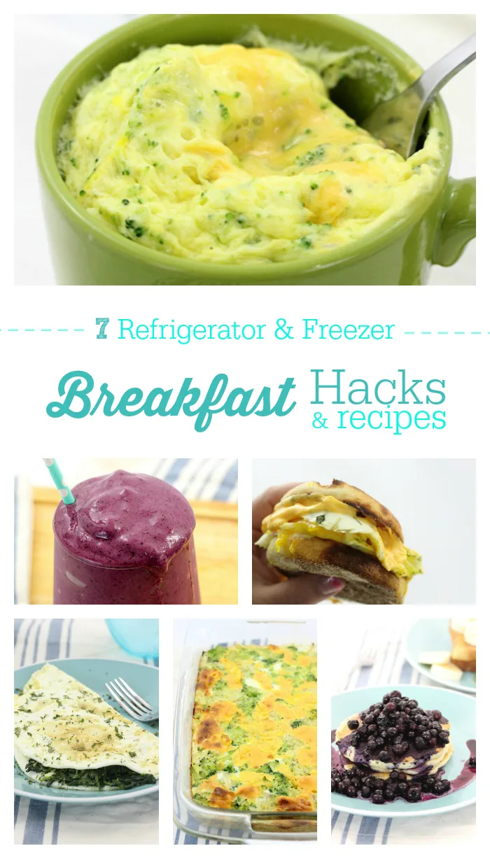 You'll never be out of breakfast ideas if you follow these hacks and use these recipes as a guide. From egg recipes to smoothie recipes and so much more. Learn how to stock up to put meals together quick.