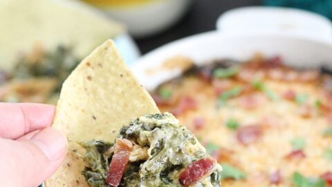 Spinach and Artichoke Bacon Dip