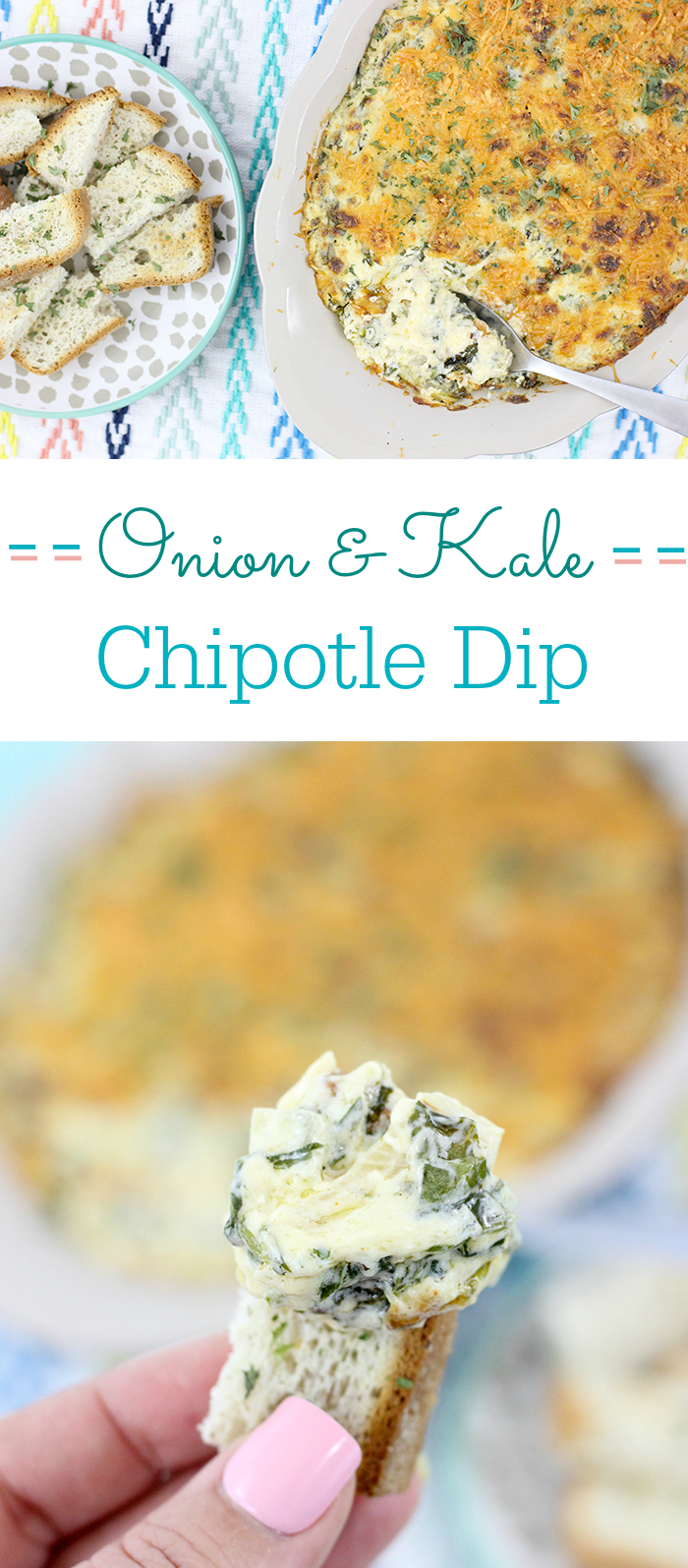 Smokey Onion and Kale Dip with a delicious secret ingredient. This dip recipe will knock your socks off.