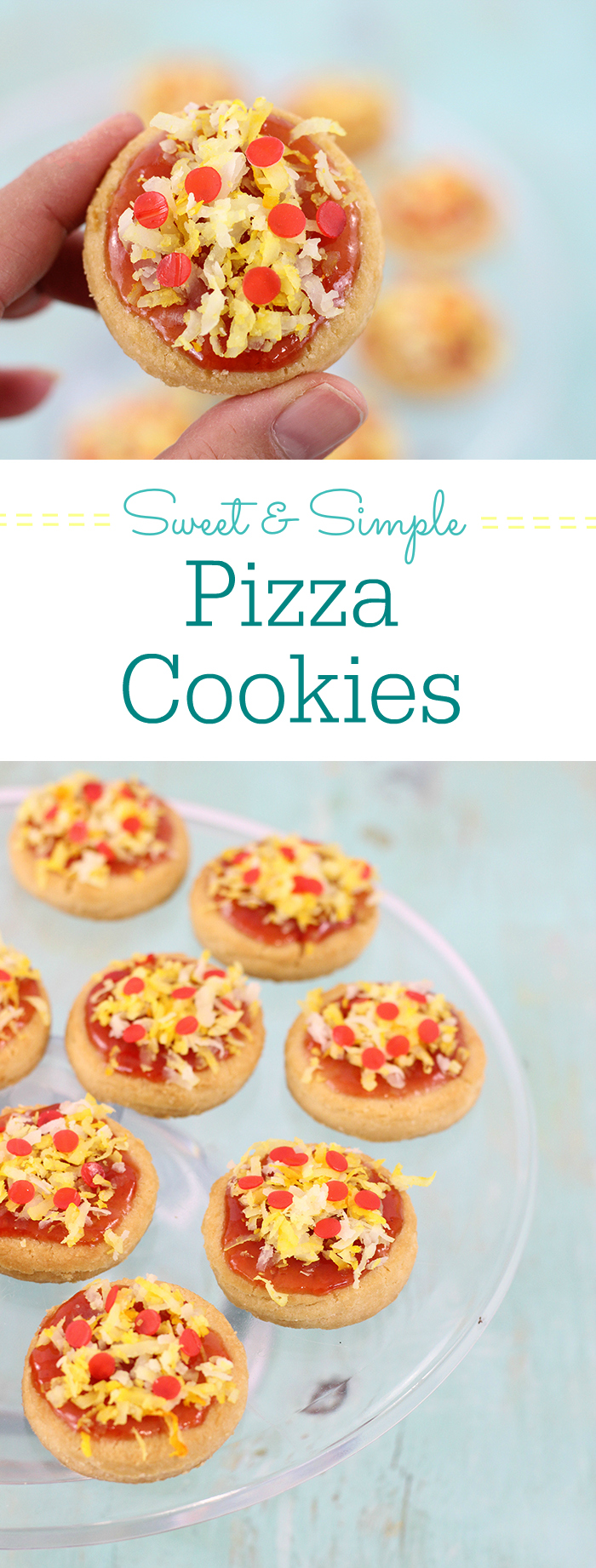 The Cutest Pizza Cookies Recipe Ever!