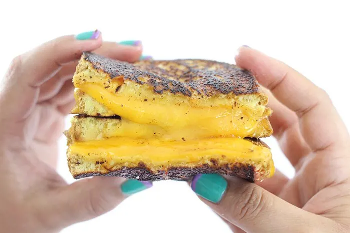 Grilled cheese sandwiches. This secret ingredient makes for the best grilled cheese sandwich in just 5 minutes.