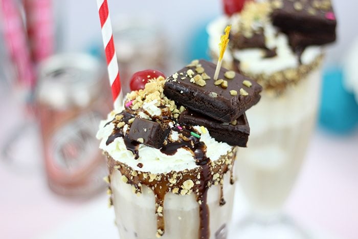 Brownie Sundae Root Beer Float