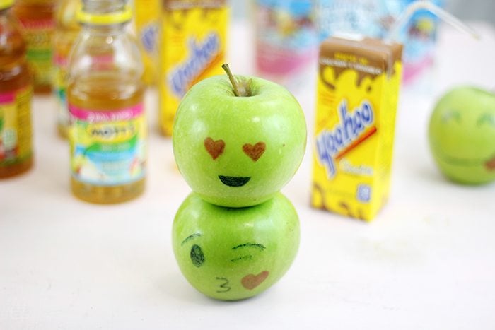 Make Snack Time Time Fun: Emoji Apples