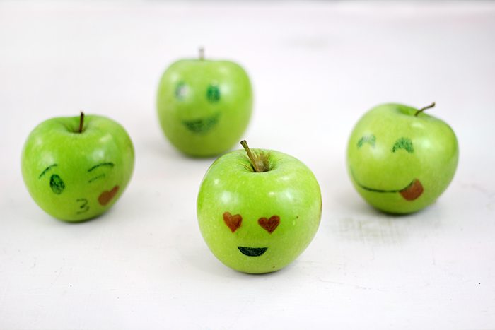 Emoji Apples and other fun ideas to get kids into better options.