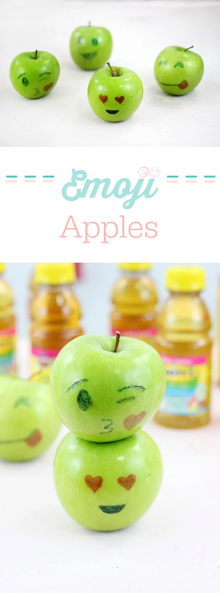 Emoji Apples and other fun ideas to get kids into better options.