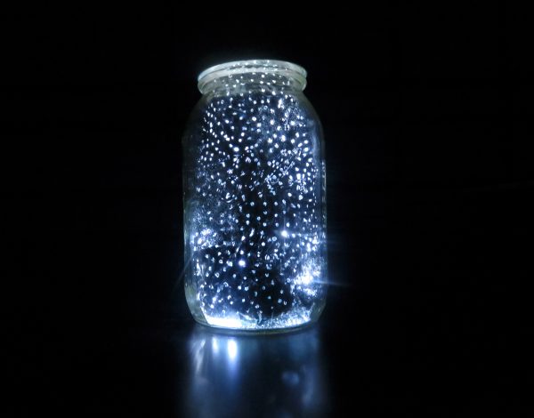 Galaxy in a jar in just 10 minutes. No paint required. This is so much fun.