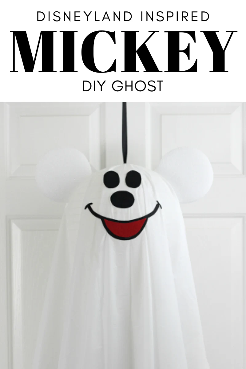 Mickey Mouse Ghost DIY thats Disneyland Inspired.