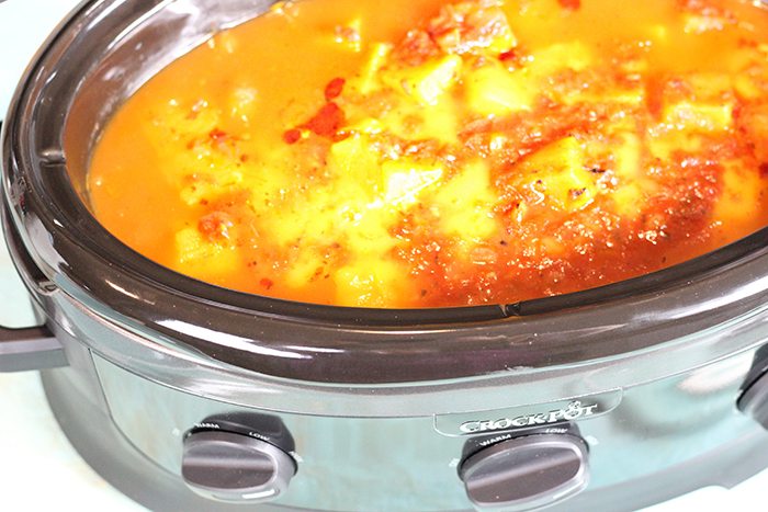 Crock-Pot® Slow Cooker Butternut Squash Salsa Chicken