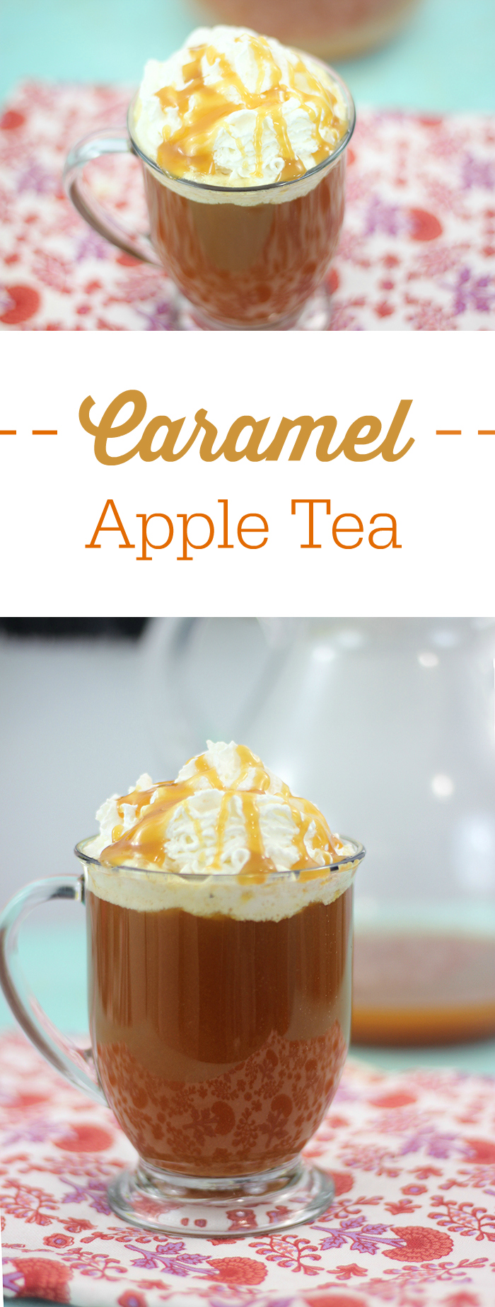 falling for fall with caramel apple tea