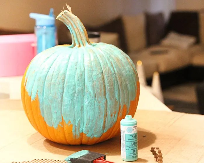 Bootiful Pumpkin DIY to make someone smile. Easy way to spread love this Halloween.