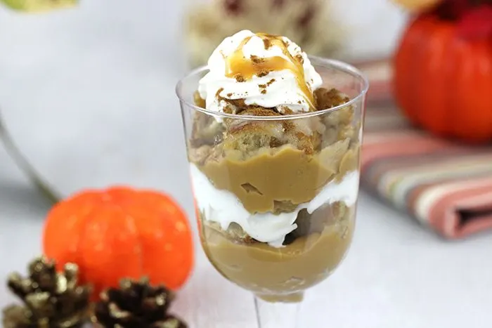 Caramel Apple Parfaits that make for the perfect Harvest Desserts. Simple budget friendly ingredients.