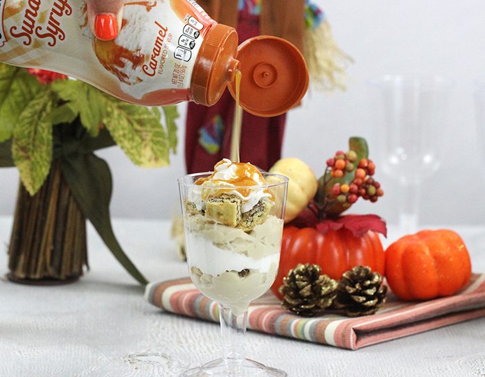 Caramel Apple Parfaits that make for the perfect Harvest Desserts. Simple budget friendly ingredients.