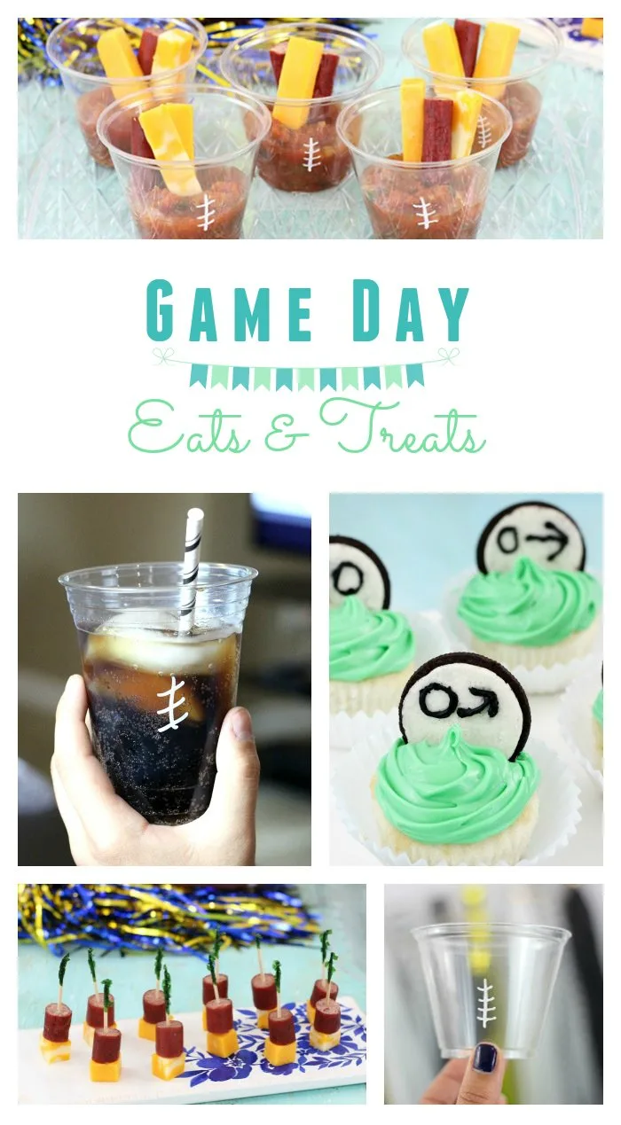 Football Eats and Treats that are easy and delish. Take your next game day to the next level.