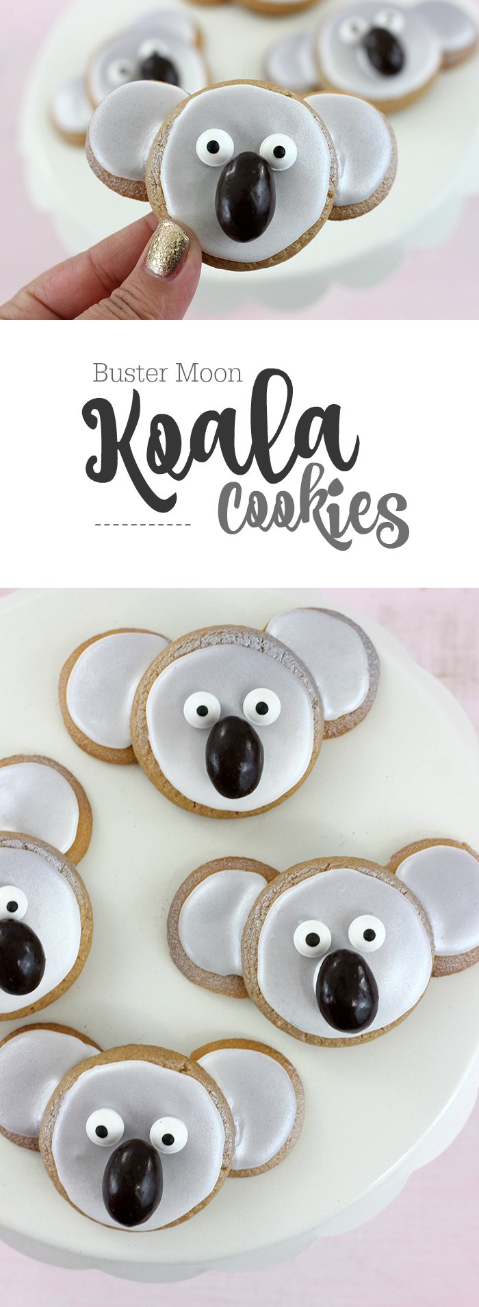 Koala Cookies! Just in time to celebrate the upcoming SING Movie. In theaters on 12/21..