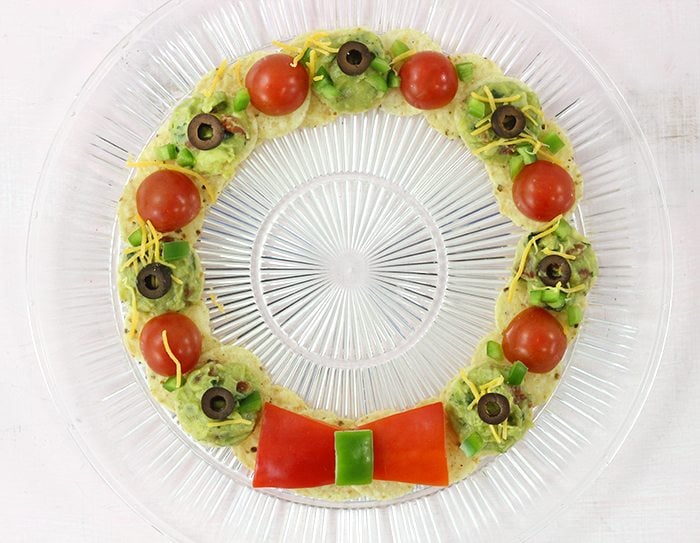 Nacho wreath, for the die hard nacho fans during the holiday season.