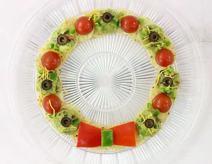Nacho wreath, for the die hard nacho fans during the holiday season.