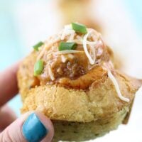 Click the image now to get this Buffalo Blue Cheese Meatball Cups Made in the Slow Cooker now.