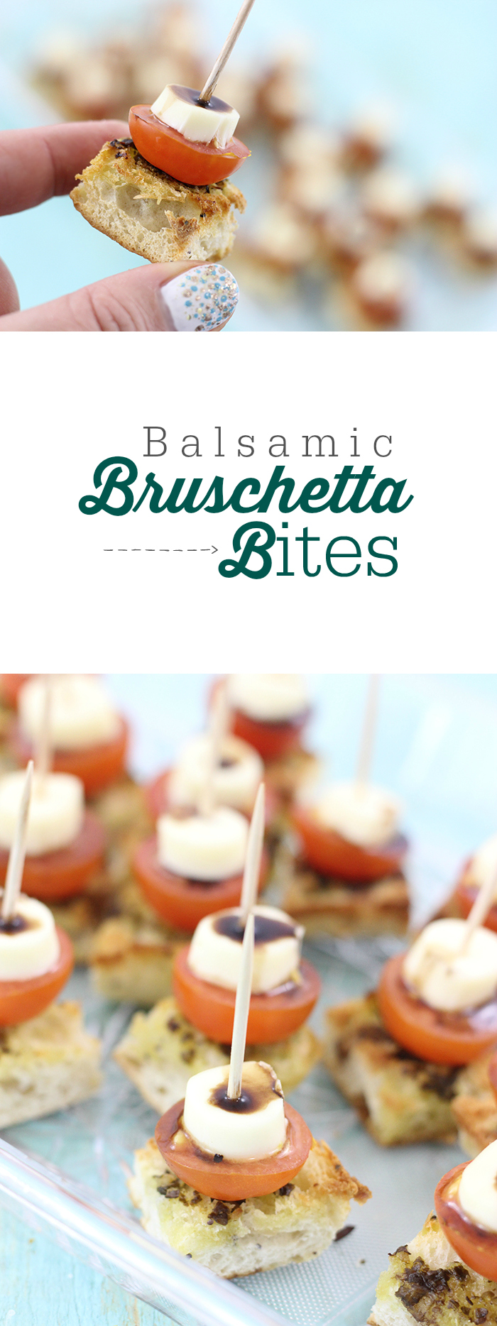 big game? serve up these balsamic bruschetta bites