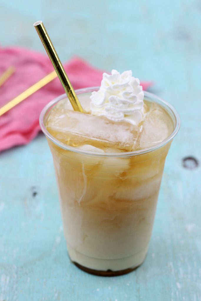 Peaches and Cream Iced Tea Cutefetti