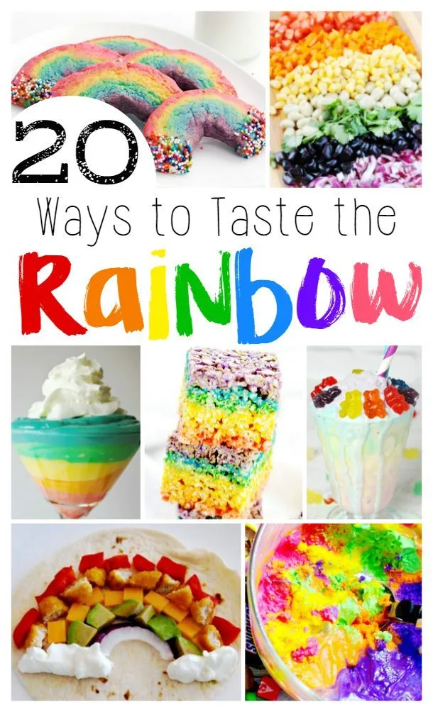 Rainbow Recipes. 20 Fun Ways to Serve up a colorful treat at home or to celebrate St. Patrick's Day. 