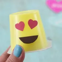 Emoji Pudding Cups, a super cute way to make snack time fun.