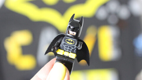 DIY Magnetic LEGO Batcave Sign