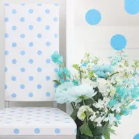 Polka Dot Furniture Makeover. Find out how to upcycle furniture in the cutest way. So easy to bring new life to older pieces.
