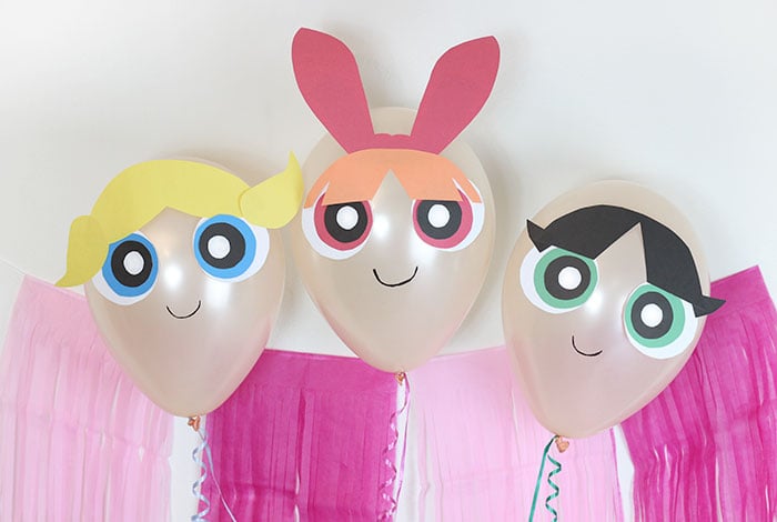 The Powerpuff Girls DIY Balloons. They're back! These balloons are the perfect party decor.