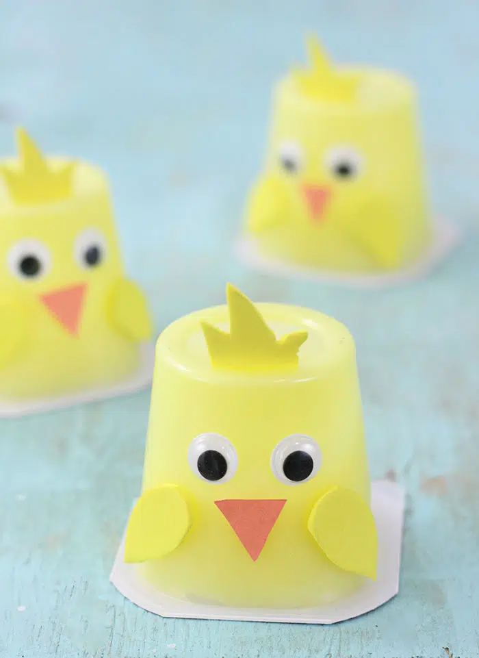 Easter Chick Pudding Cups