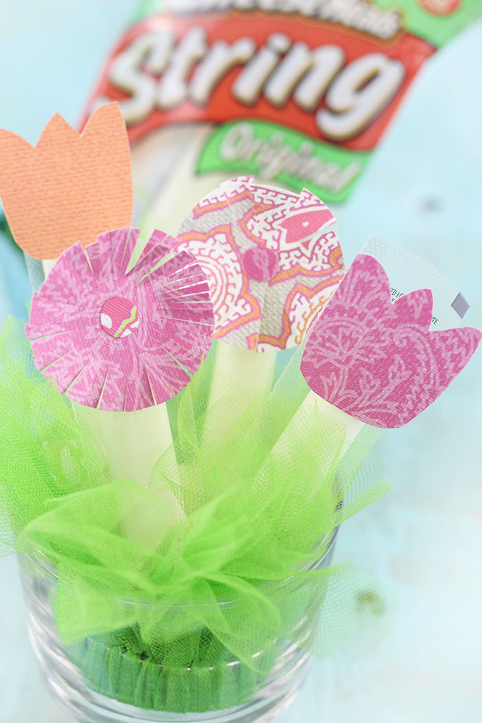 String Cheese Flowers. Click to see how these cute flower treats are made. They'll make snack time extra fun in just minutes. 