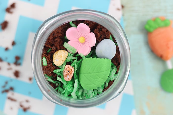 Terrarium Dessert Jars. Fun Treat for Kids to Make. 