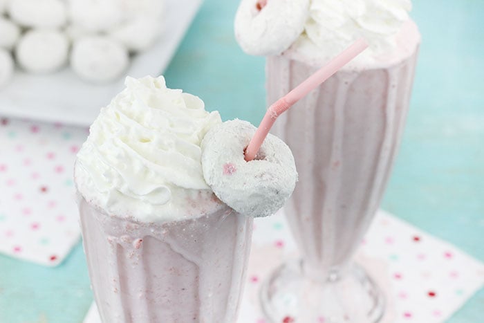 Strawberry Donut Milkshake is to die for. Holy yum.