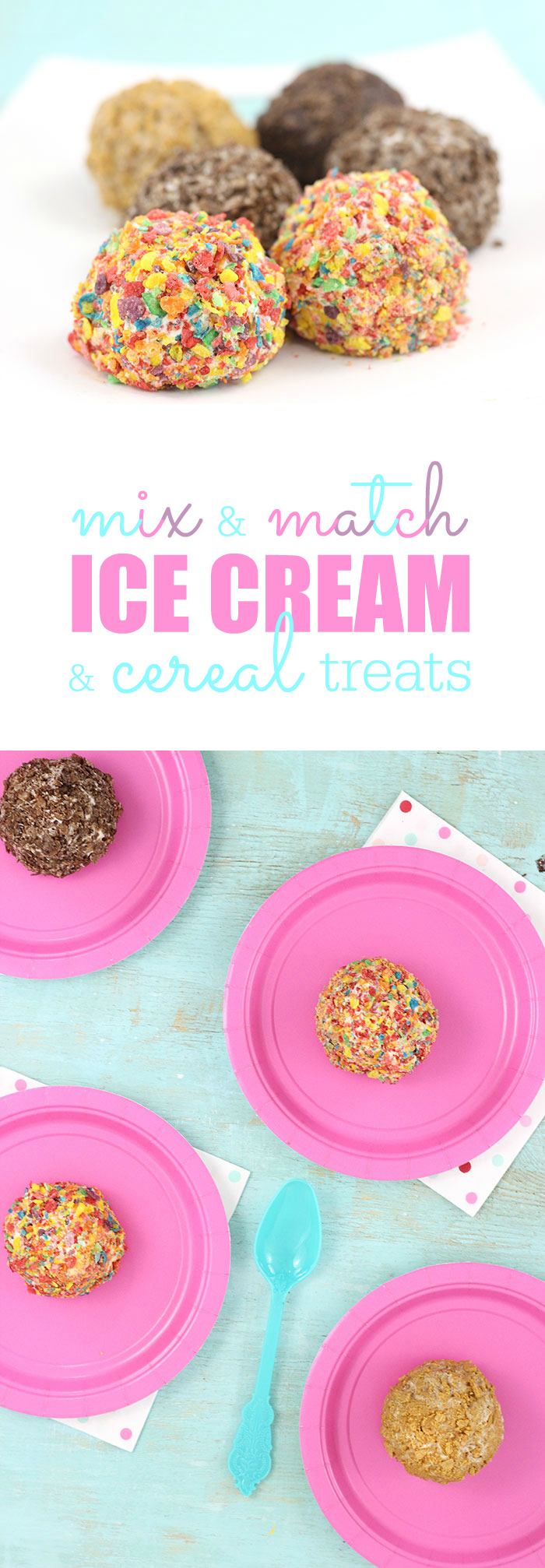 Ice Cream Cereal Treats. Roll your favorite ice cream in crushed cereal for an out of this world easy treat. 